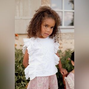 LOUISE MISHA KIDS
Mala Embroidered Top